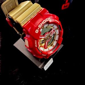 G-Shock Limited Edition Gold and Red Colorway
